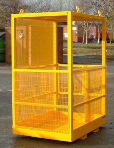 Crane Slung Safety Access Platform Cage Two Person Side Gate