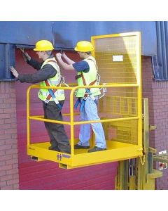 Forklift Safety Access Platform Cage Two Person Through Bars