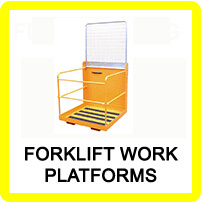 Forklift work platform
