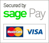 Secured by SagePay - Mastercard and Visa
